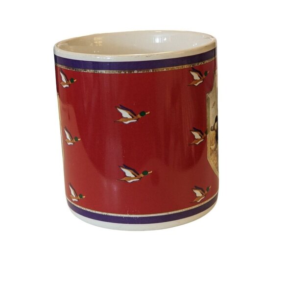 Vintage 1995 Sportsman Collection Lynn Kaatz Coffee Mug Puppy Game Keeper Hunt - Picture 3 of 6